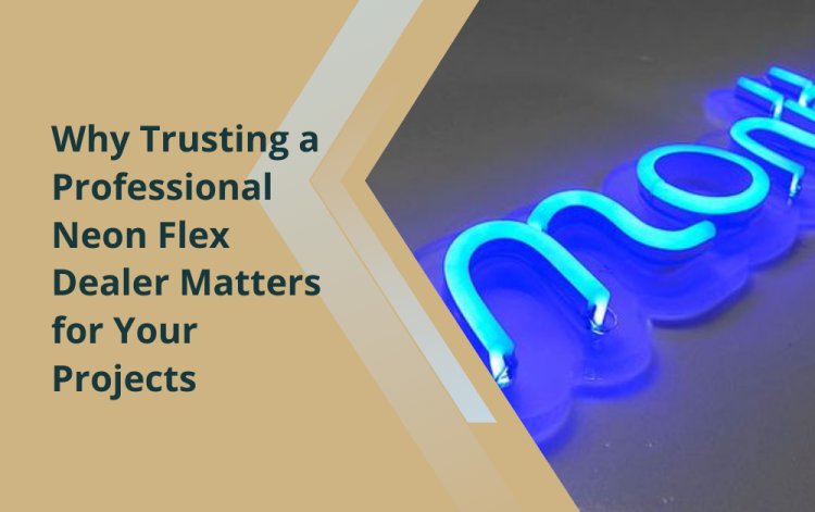 Why Trusting a Professional Neon Flex Dealer Matters for Your Projects