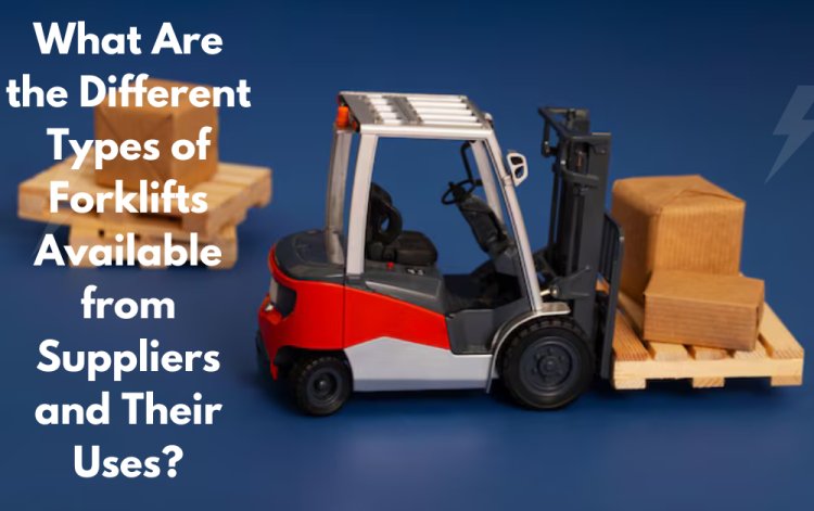 What Are the Different Types of Forklifts Available from Suppliers and Their Uses?